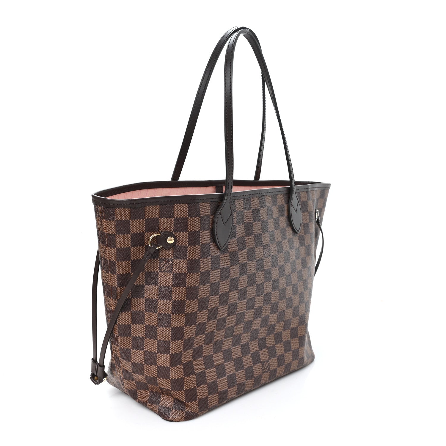 Louis Vuitton Damier Ebene Neo Neverfull MM Rose Ballerine 4 of 10