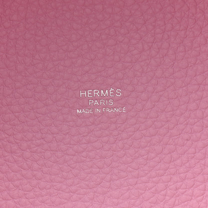 Hermes Taurillon Clemence Picotin Lock 18 PM Mauve Sylvestre 6 of 9