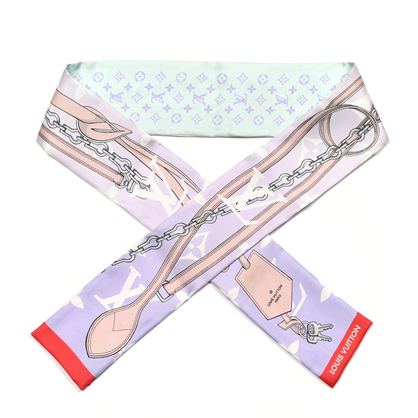 Silk Monogram All That Straps Bandeau Mauve