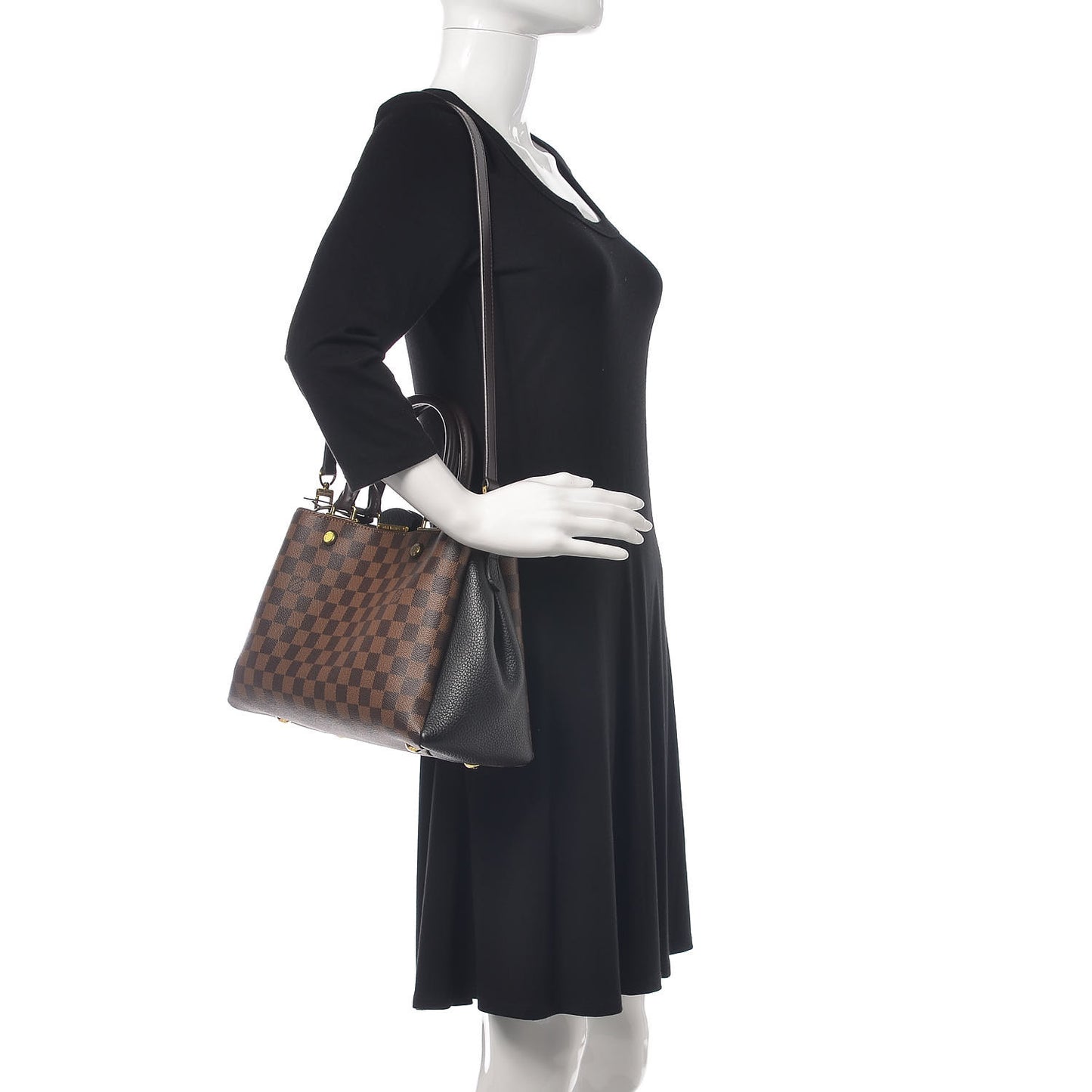 Damier Ebene Cuir Taurillon Brittany Black