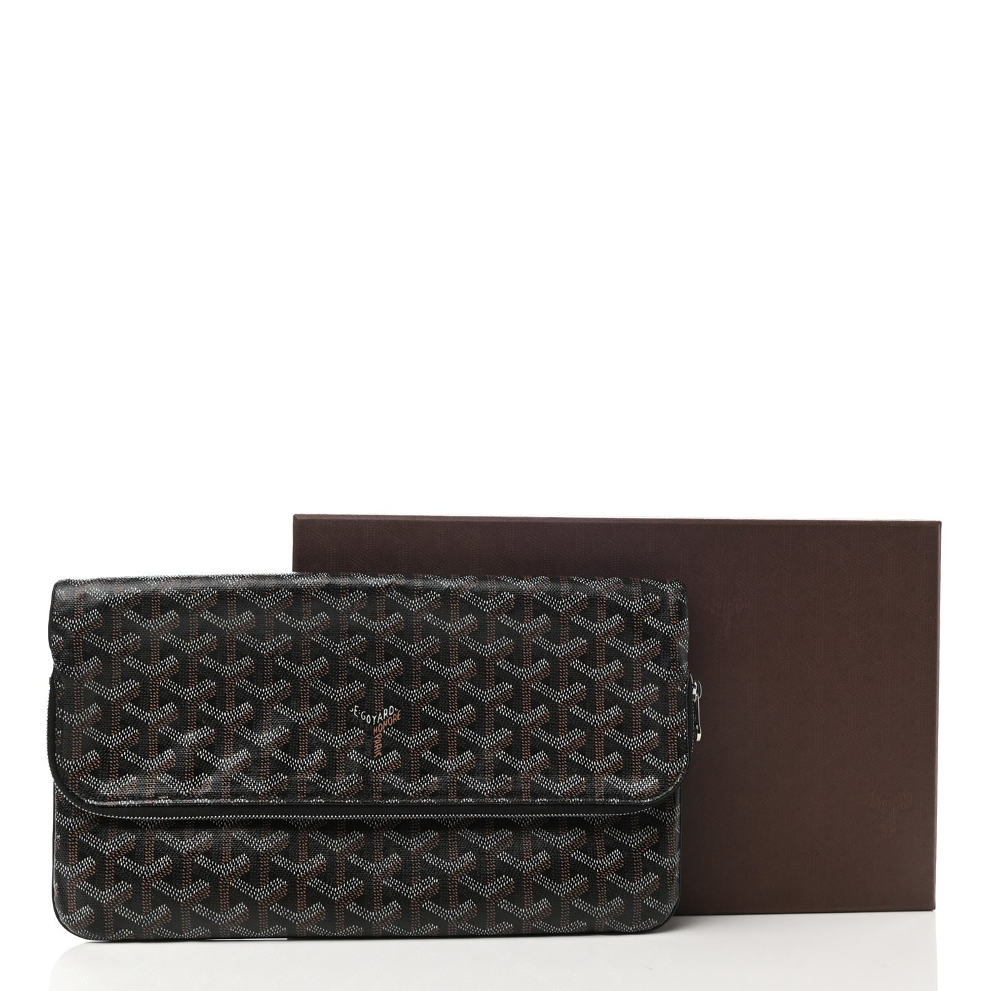 Goyardine Sainte Marie Soft Clutch Black
