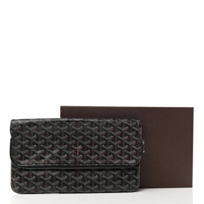 Goyard Goyardine Sainte Marie Soft Clutch Black 7 of 8