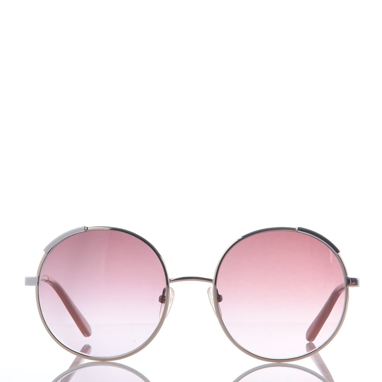 Chloe Oversized Round Sunglasses CE117S Gold 2 of 7