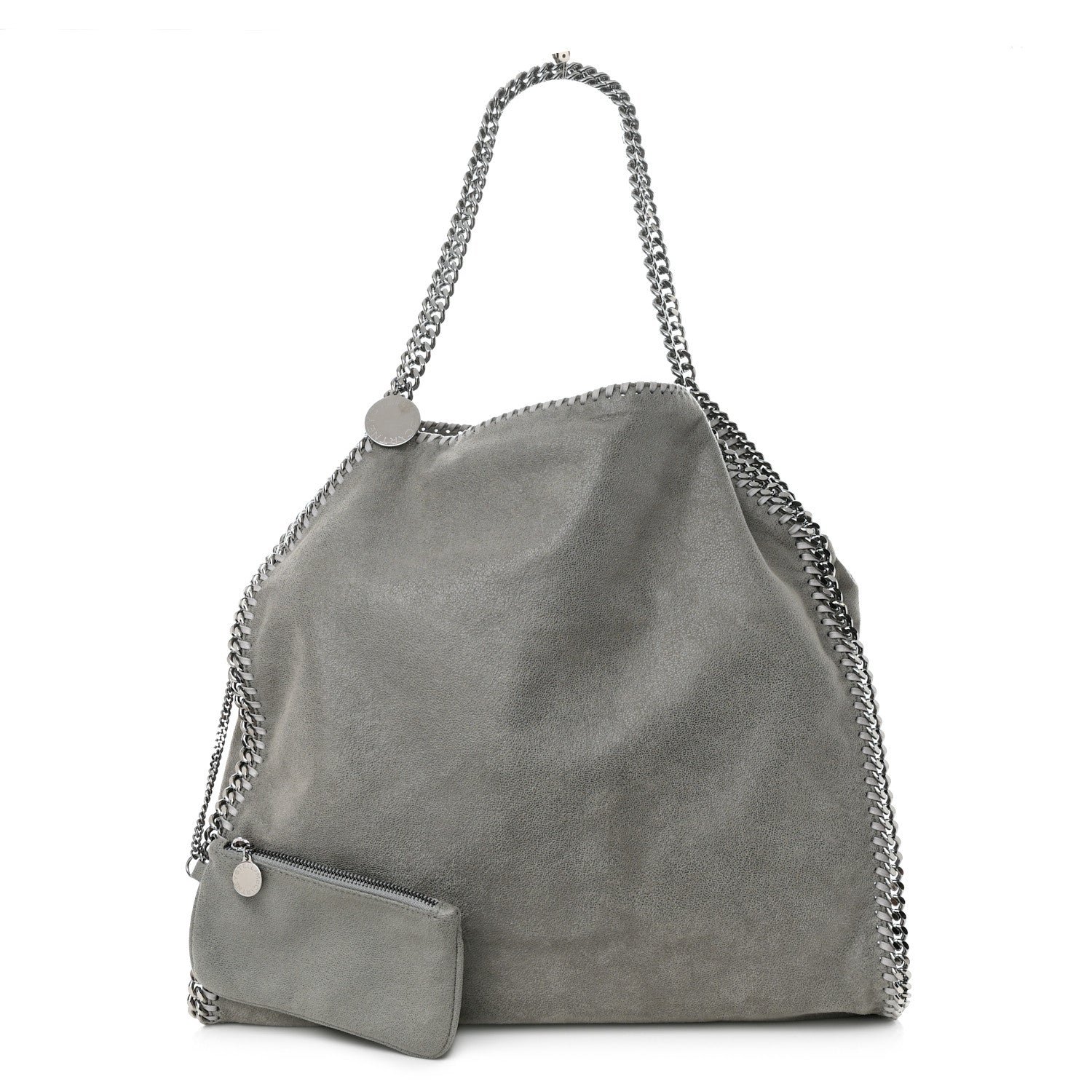Stella McCartney Shaggy Deer Big Falabella Tote Grey 1 of 10