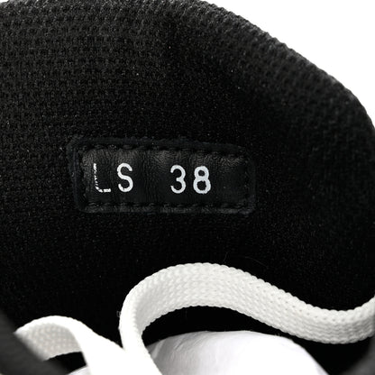 Christian Dior Nylon Fabric Womens D-Player High Top Sneakers 38 White Black 7 of 8