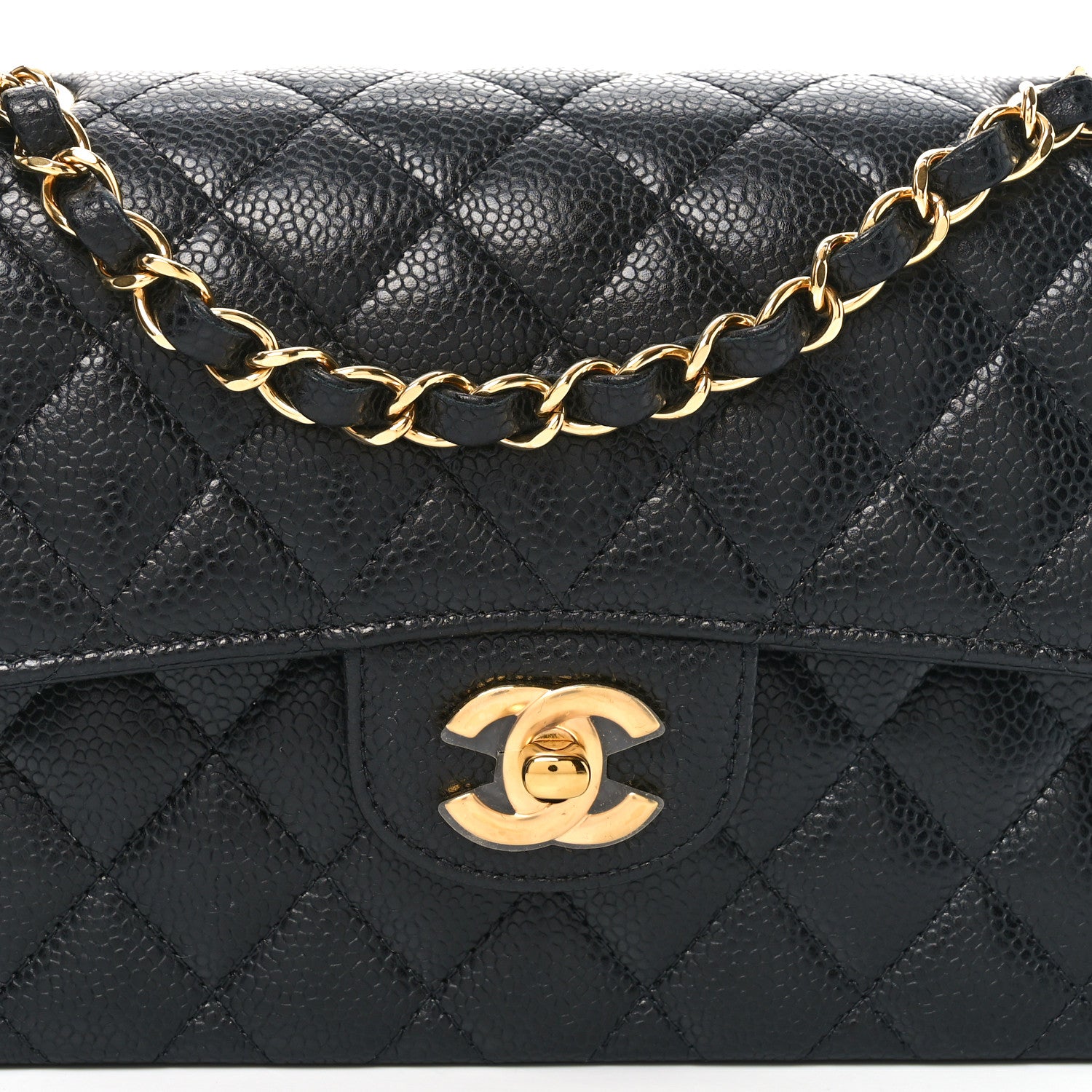 Chanel Caviar Quilted Small Double Flap Black 8 of 11