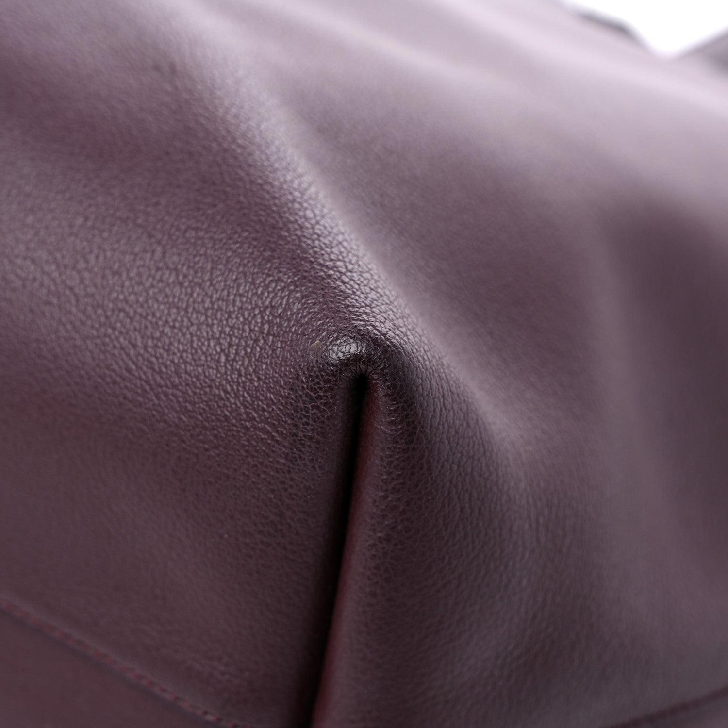 Saint Laurent Calfskin Large Shopping Tote Old Bordeaux 10 of 18