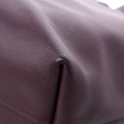 Saint Laurent Calfskin Large Shopping Tote Old Bordeaux 10 of 18