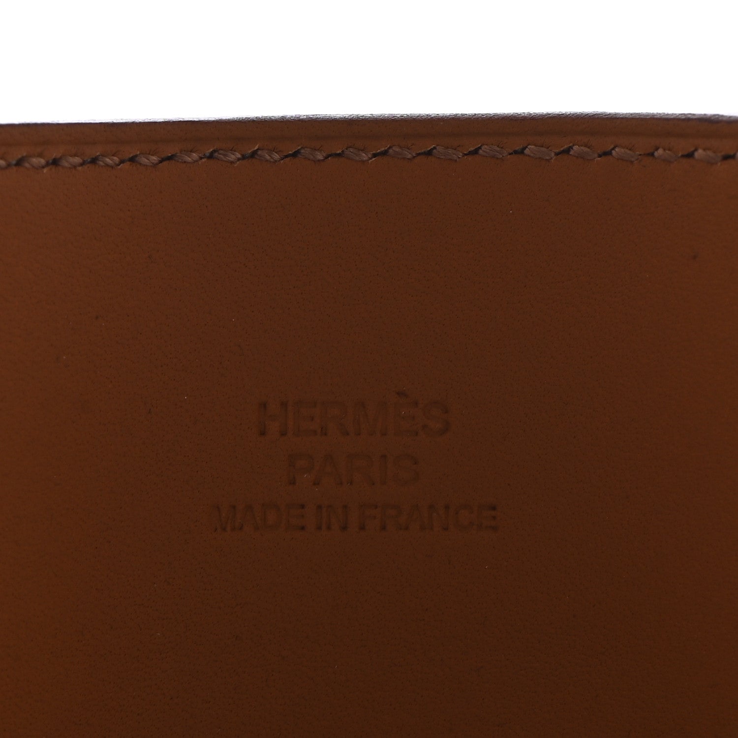 Hermes Barenia Collier De Chien CDC Bracelet L Fauve 4 of 7