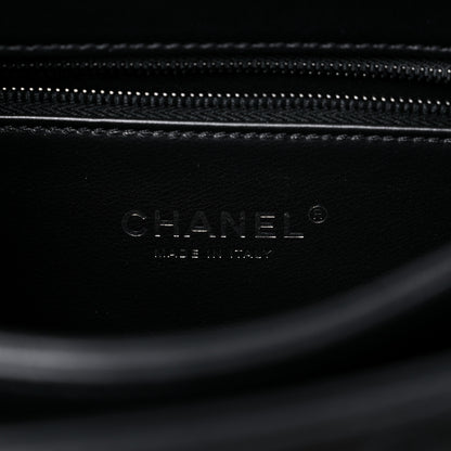 Chanel Lambskin Quilted Small Trendy CC Dual Handle Flap Bag So Black 6 of 14