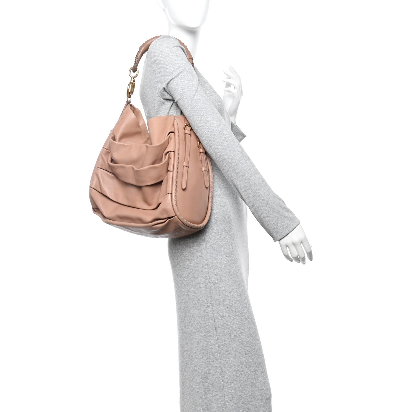 Lambskin Libertine Medium Hobo Petal