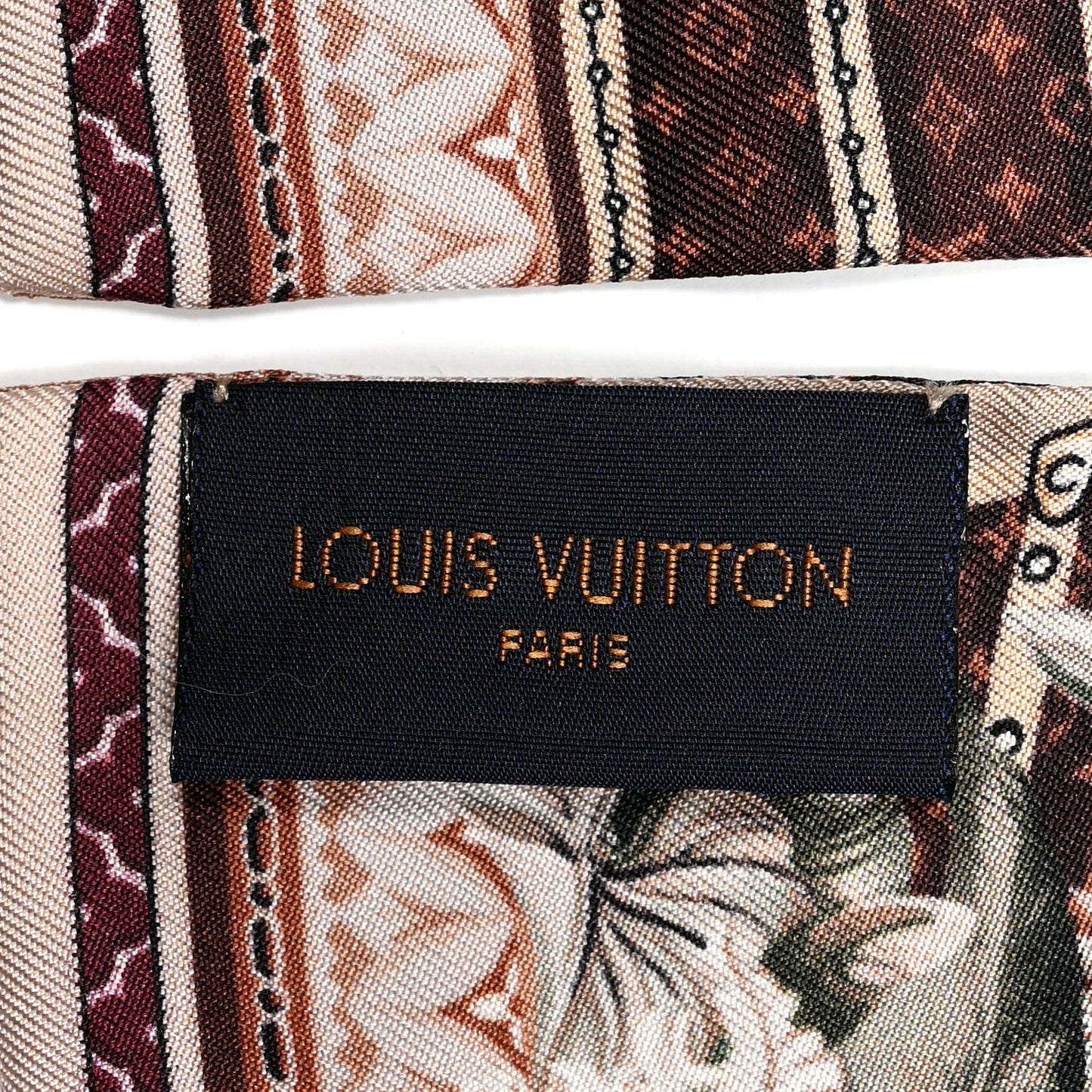 Silk Voyage Extraordinaire Bandeau Scarf Beige