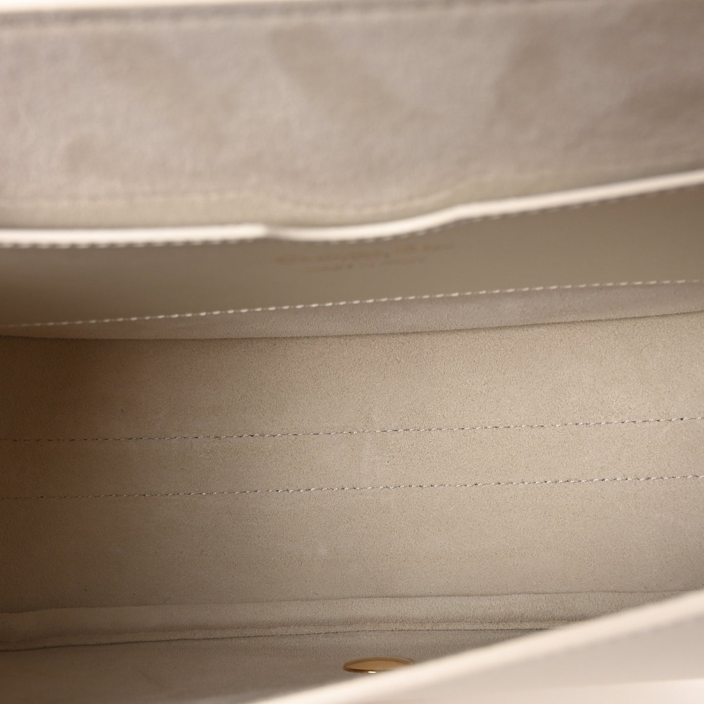Box Calfskin Large Bobby Flap White