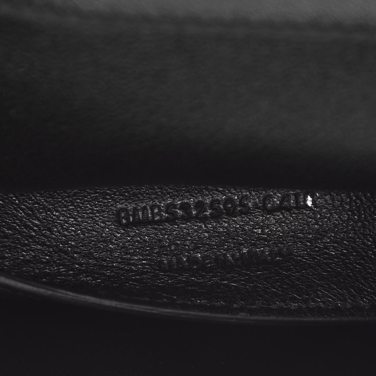 Patent Matelasse Monogram Large Vicky Chain Bag Black