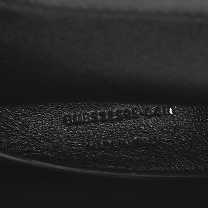 Saint Laurent Patent Matelasse Monogram Large Vicky Chain Bag Black 7 of 7