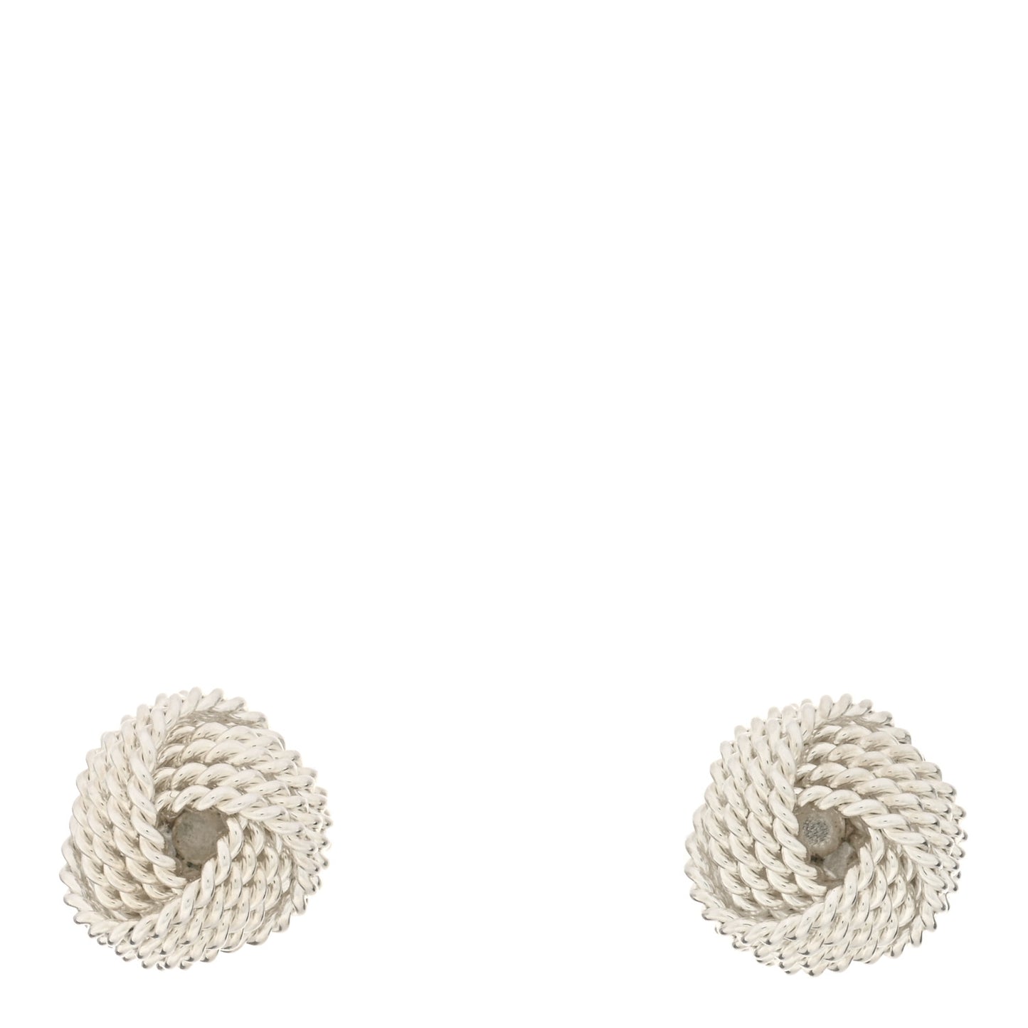Sterling Silver Twist Knot Earrings