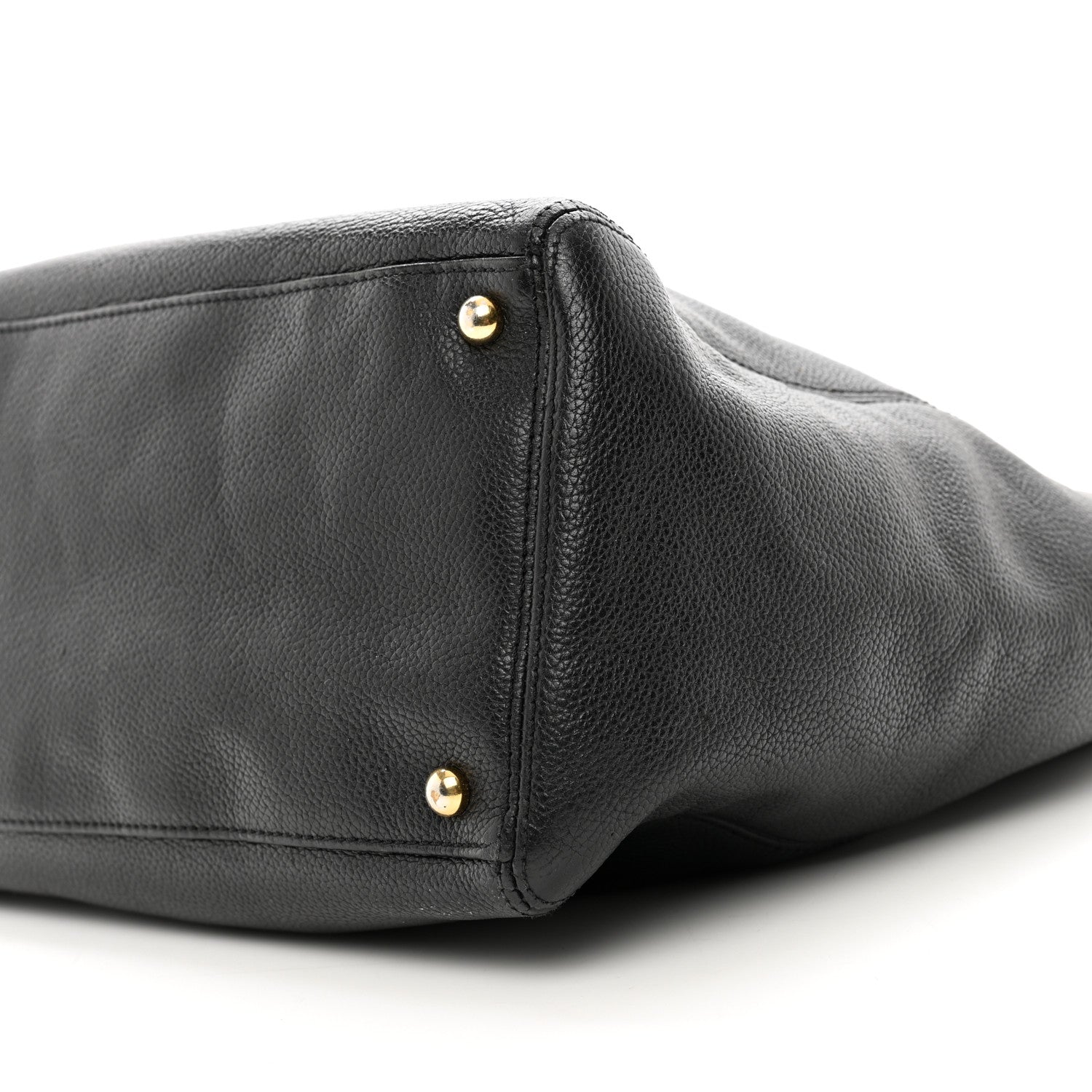 Chanel Calfskin Tall Cerf Tote Black 9 of 11