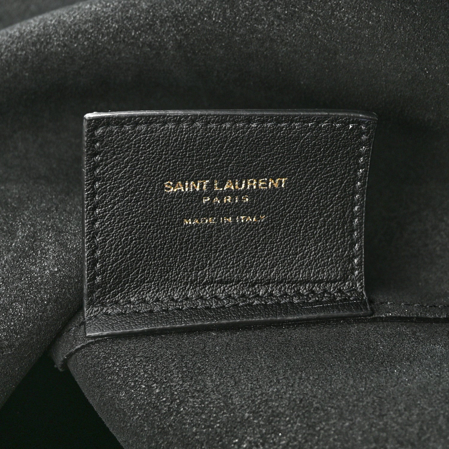 Saint Laurent Calfskin Large Shopping Tote Black 6 of 12