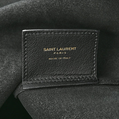 Saint Laurent Calfskin Large Shopping Tote Black 6 of 12