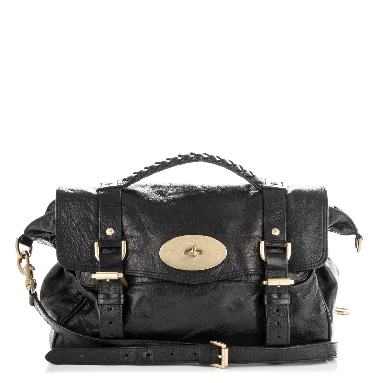 Mulberry Soft Buffalo Medium Alexa Black 1 of 7