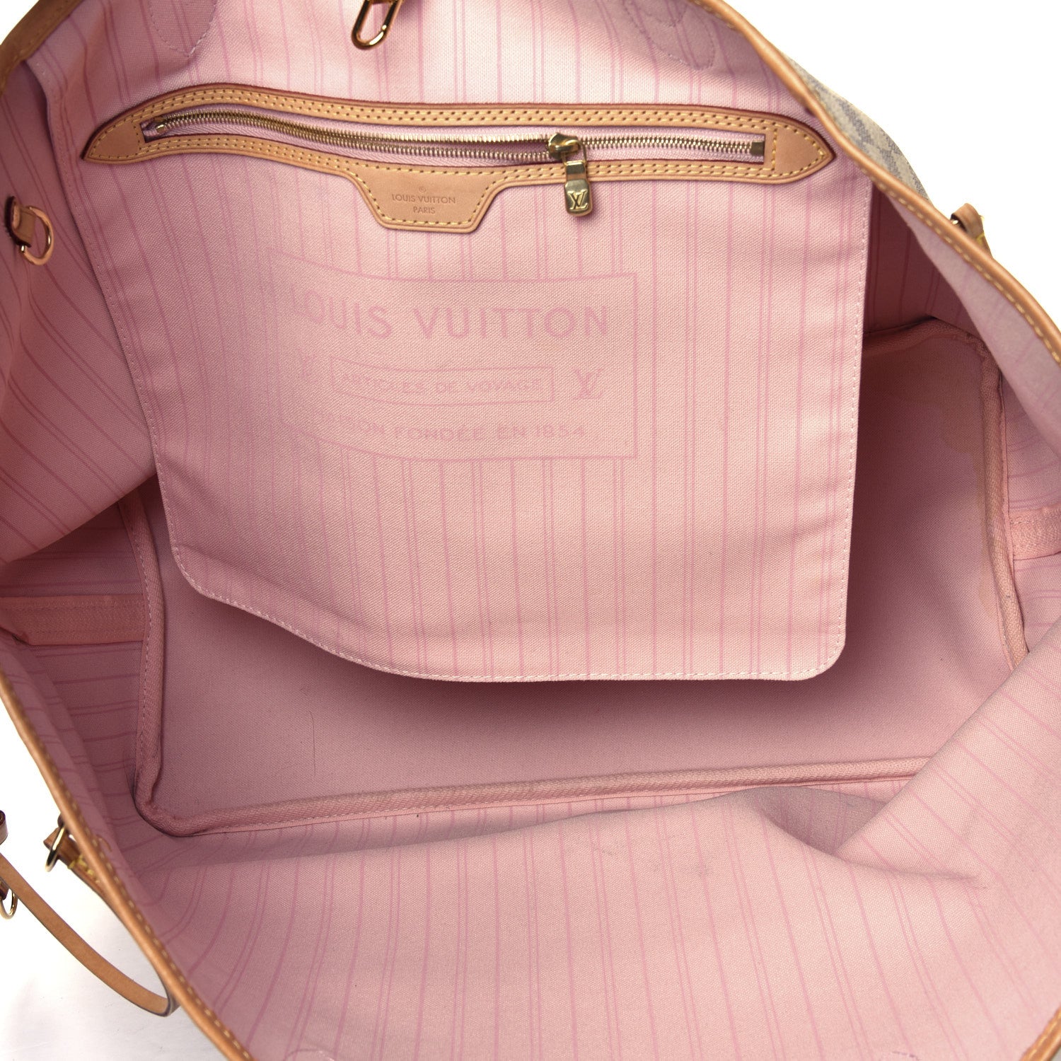 Louis Vuitton Damier Azur Neo Neverfull GM Rose Ballerine 4 of 6