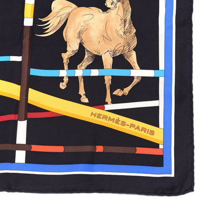 Hermes Silk Saut D’Obstacles Scarf 90 2 of 4