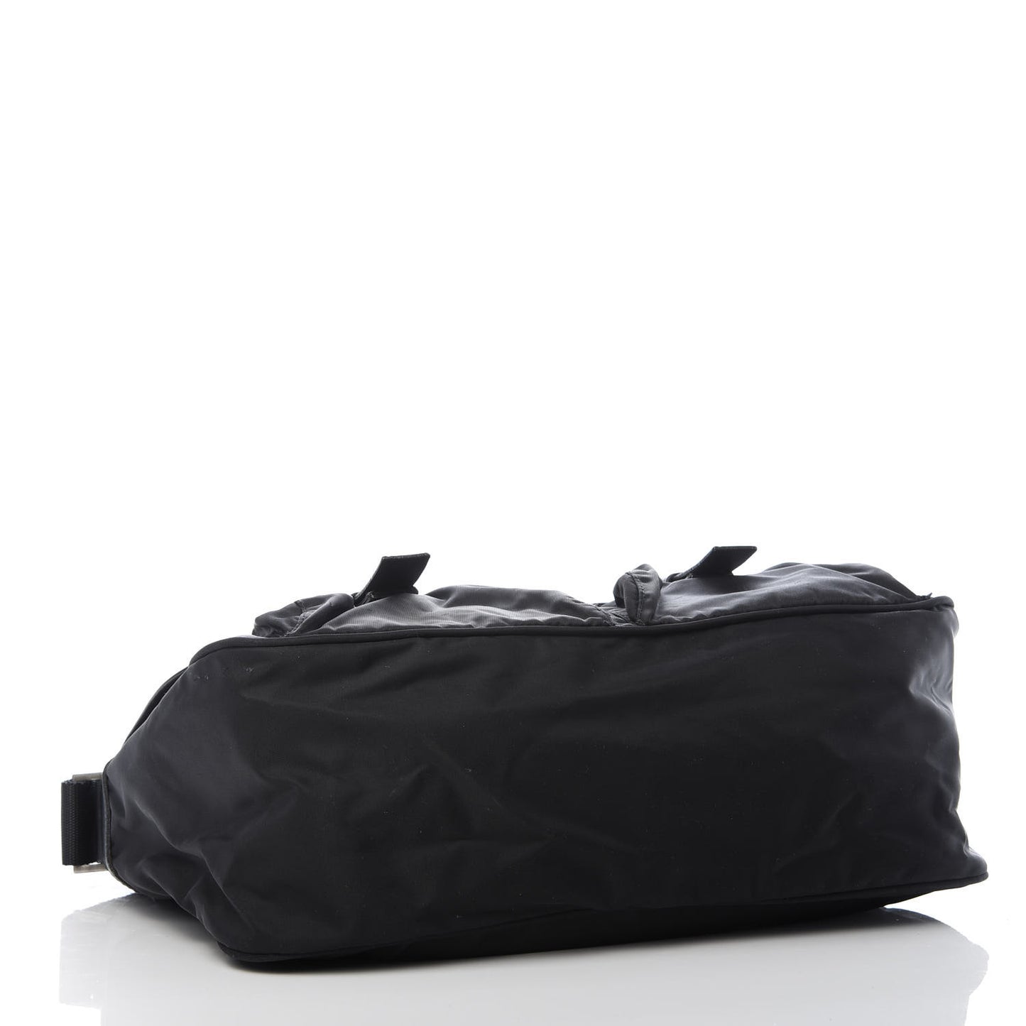 Nylon Vela Messenger Bag Black