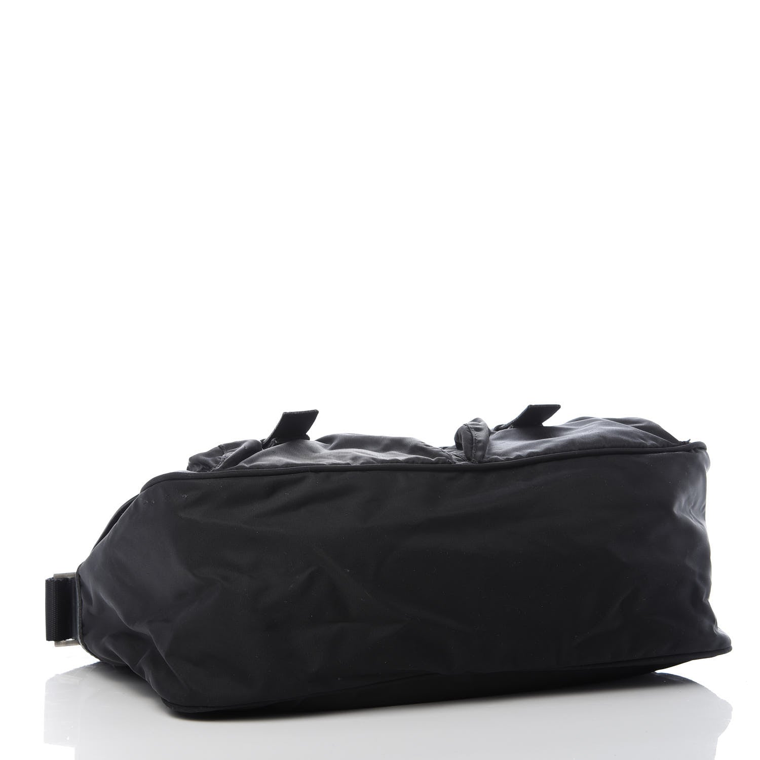 Prada Nylon Vela Messenger Bag Black 4 of 12