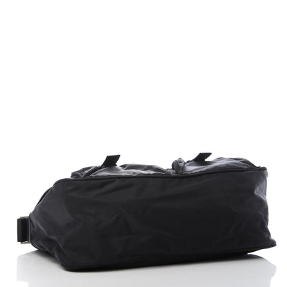 Prada Nylon Vela Messenger Bag Black 4 of 12