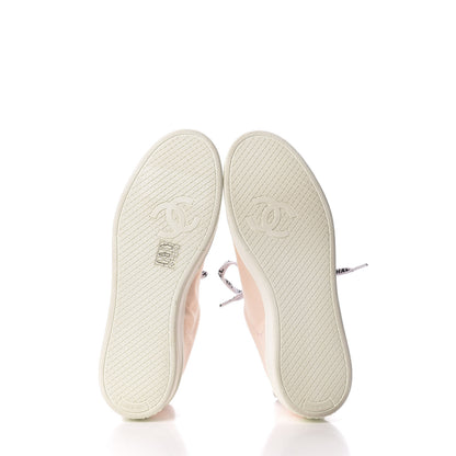 Chanel Canvas Womens Sneakers 36.5 Light Pink 5 of 8