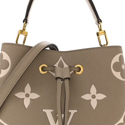 Louis Vuitton Empreinte Monogram Giant Neonoe MM Tourterelle Creme 7 of 10