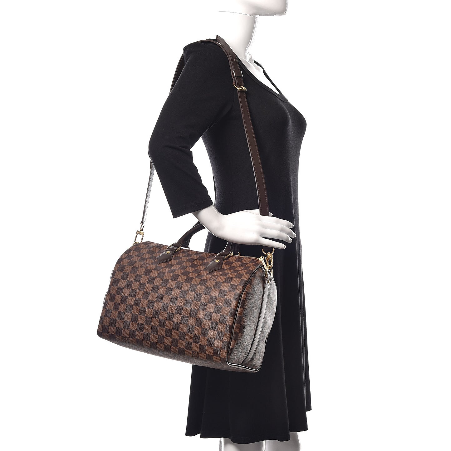 Damier Ebene Speedy Bandouliere 30