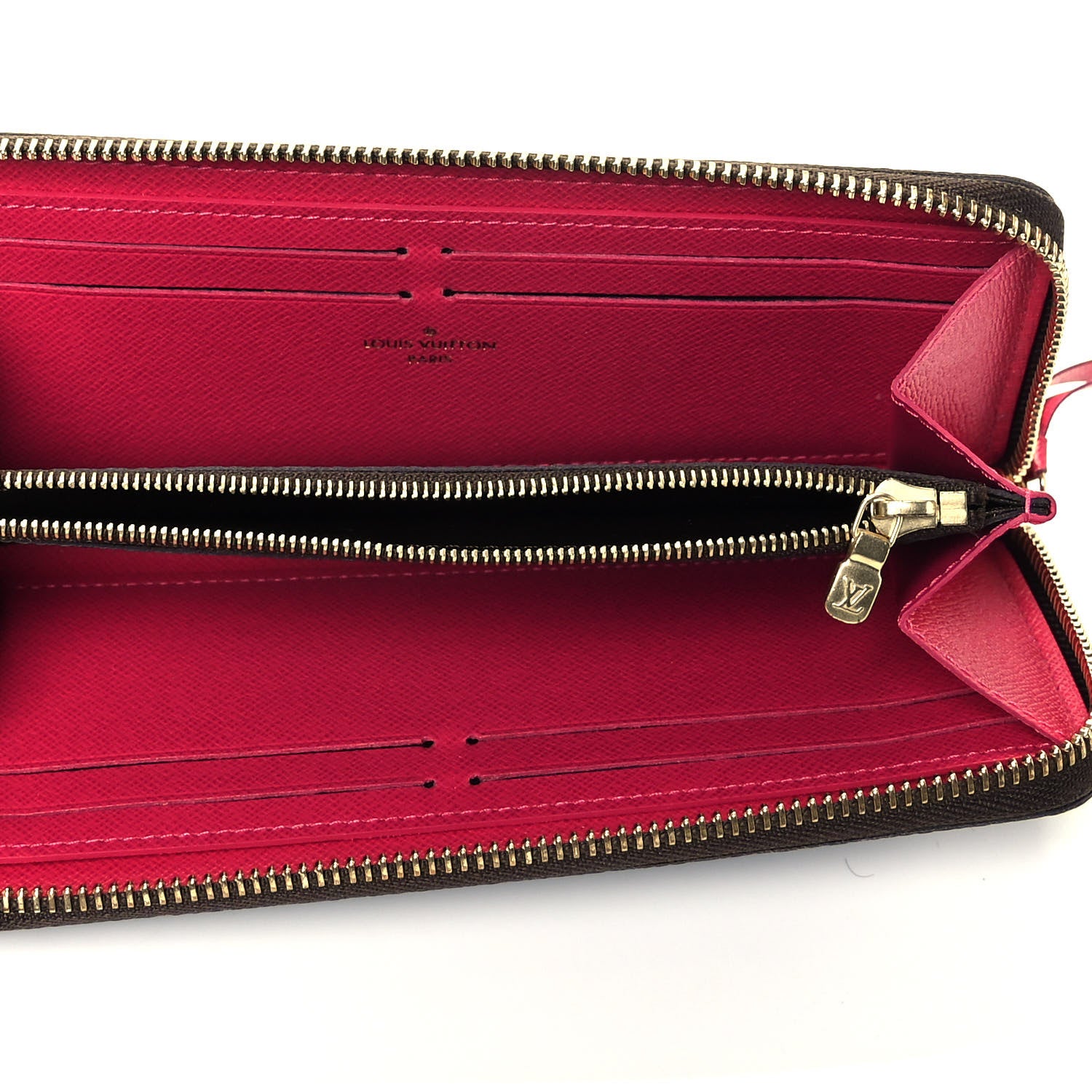 Louis Vuitton Monogram Clemence Wallet Fuchsia 5 of 7