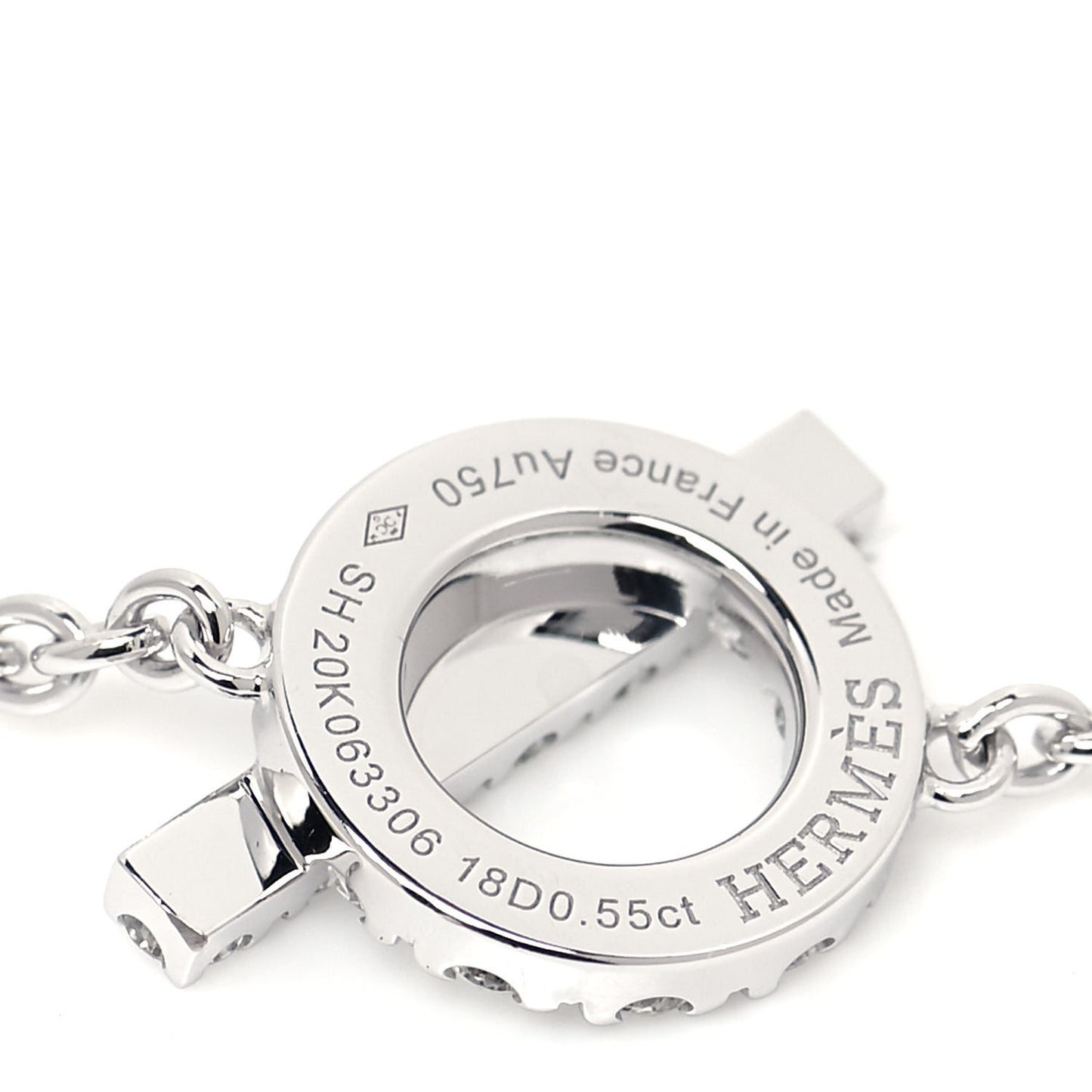 18K White Gold Diamond Finesse Bracelet ST