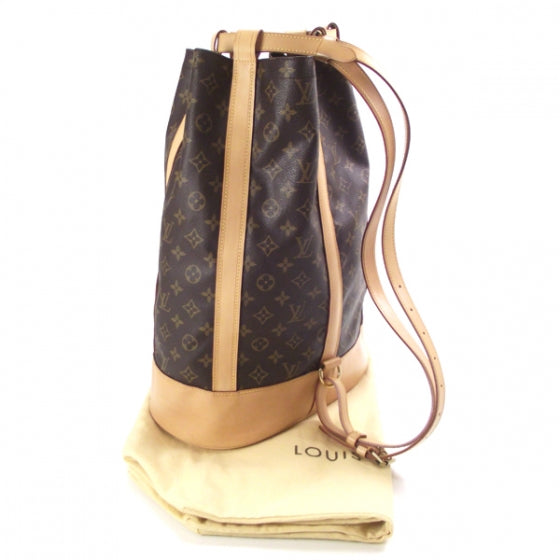 Louis Vuitton Monogram Randonnee GM Backpack 3 of 9