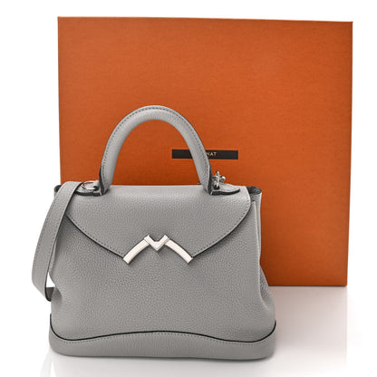 Moynat Taurillon Blush Gabby BB Gray 10 of 10