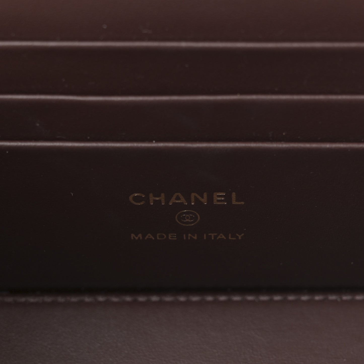 Caviar Quilted Small Vanity Case With Chain Black