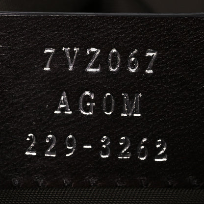 Fendi Recycled Fabric Jacquard Vitello Astro FF 1974 Small Fendiness Backpack Tobacco Moro Black 7 of 10