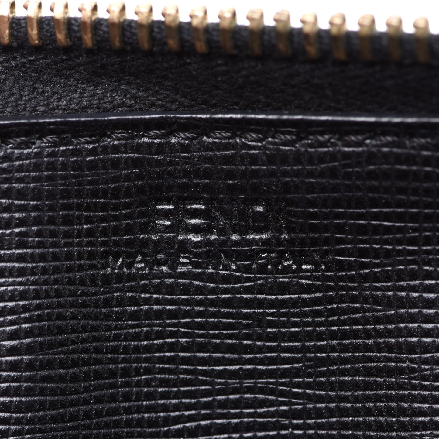 Vitello Elite Studded Monster Zip Around Wallet Black