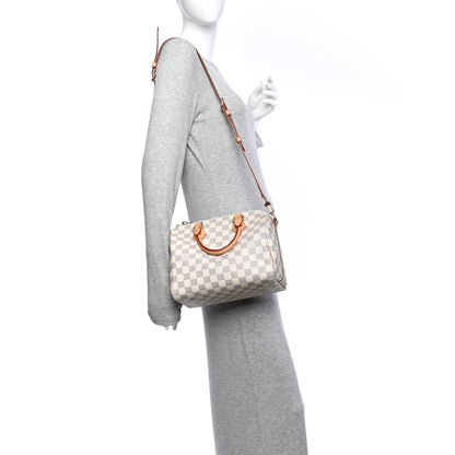 Louis Vuitton Damier Azur Speedy Bandouliere 25 2 of 10