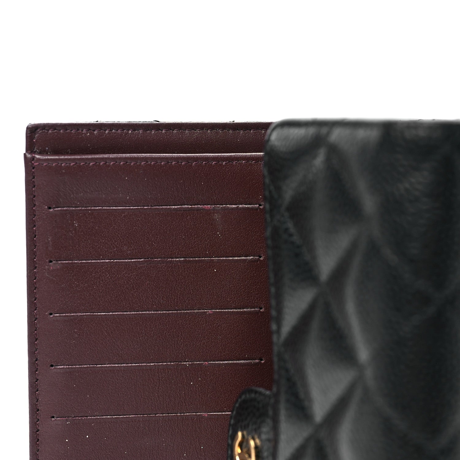 Chanel Caviar Quilted Large Flap Wallet Black 9 of 10