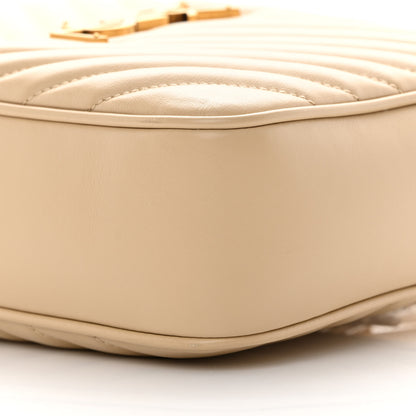 Saint Laurent Calfskin Matelasse Monogram Lou Camera Bag Nude Powder 10 of 12