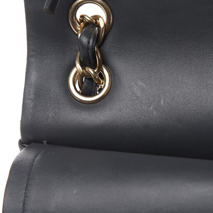 Chanel Lambskin Quilted Jumbo Double Flap Grey 14 of 17