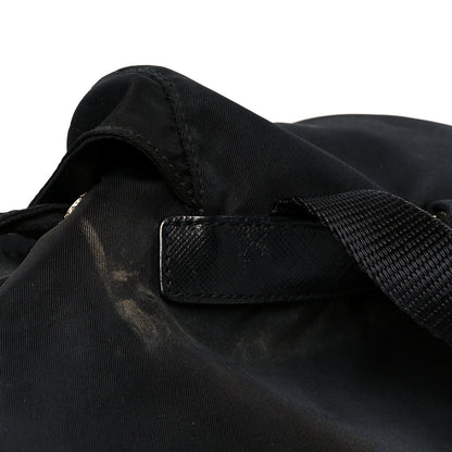 Prada Tessuto Nylon Saffiano Small Backpack Black 12 of 12