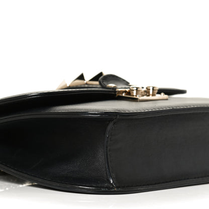 Valentino Garavani Vitello Small Glam Lock Rockstud Flap Black 8 of 10