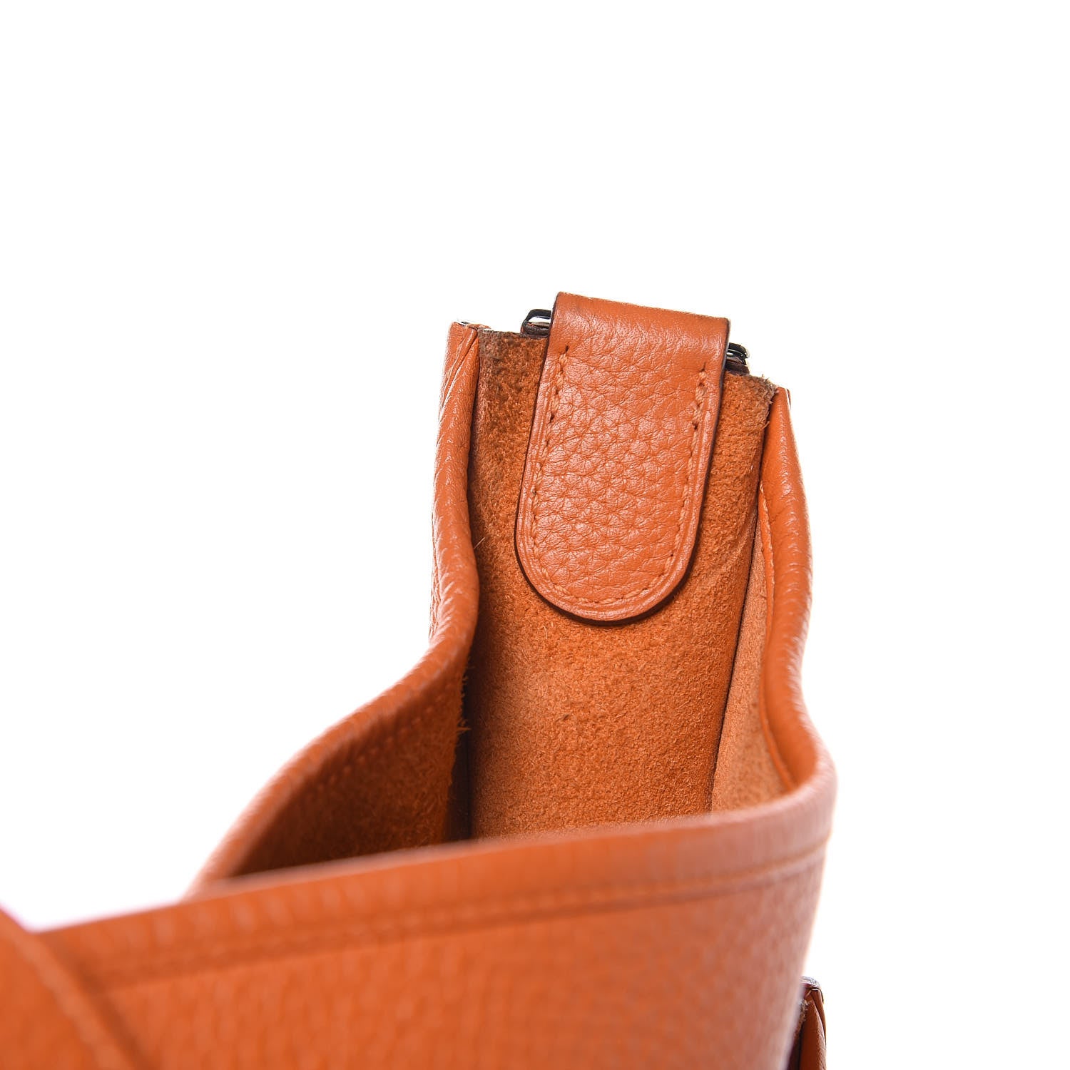 Hermes Taurillon Clemence Evelyne III GM Orange 13 of 13