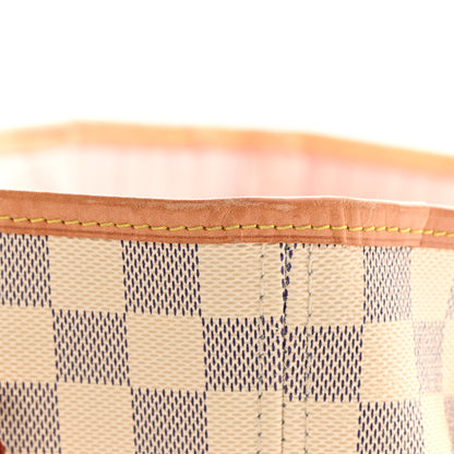 Louis Vuitton Damier Azur Neo Neverfull MM Rose Ballerine 17 of 17
