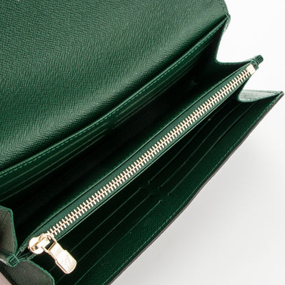 Louis Vuitton Monogram My LV Heritage Sarah Wallet NM Bordeaux Vert Anglais 5 of 6