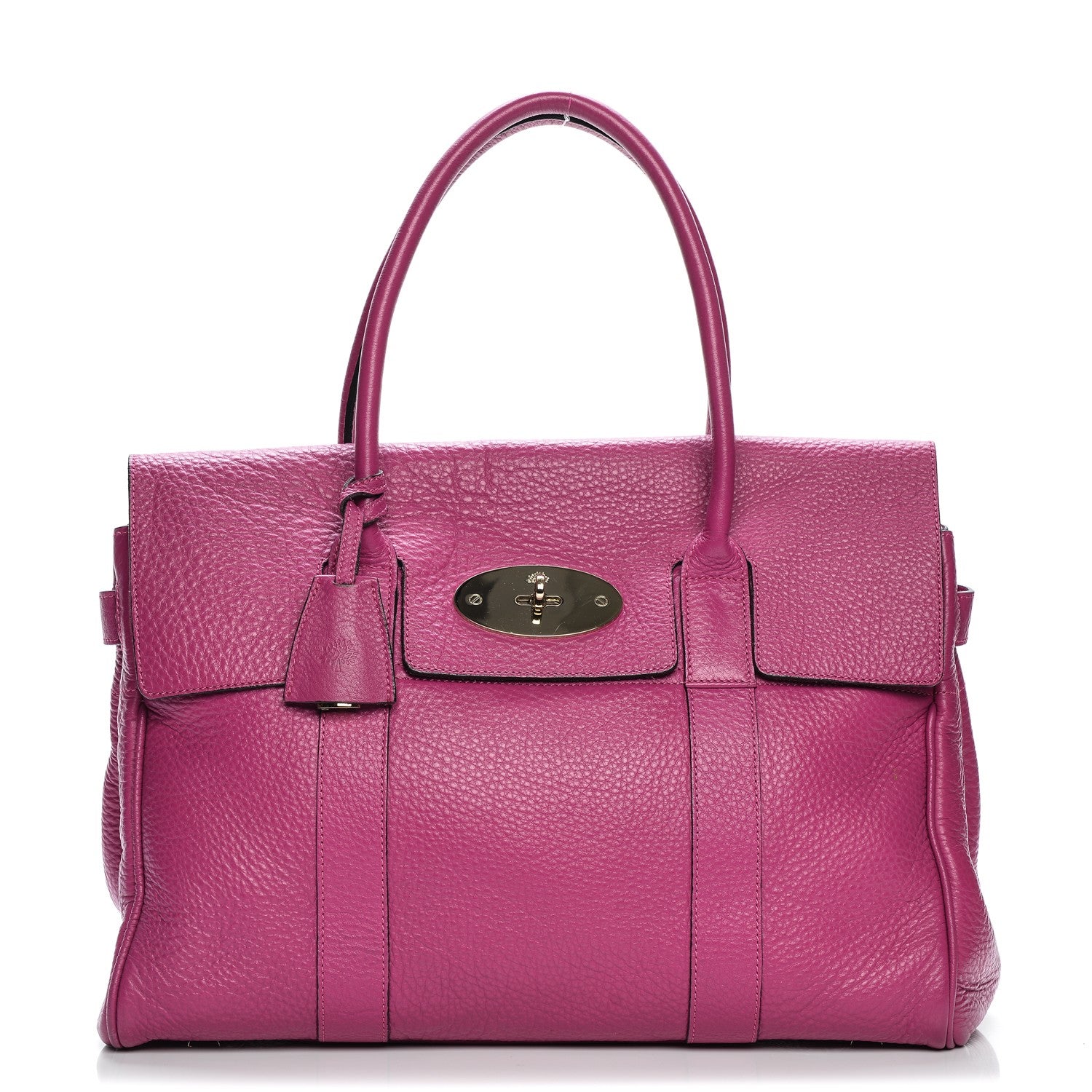 Mulberry Spongy Pebbled Calfskin Bayswater Hot Fuchsia 1 of 7