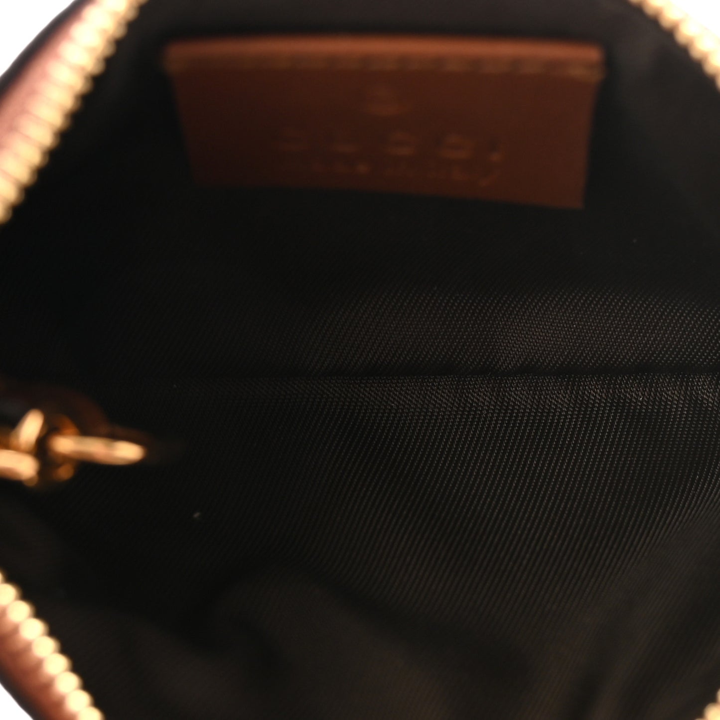 GG Supreme Monogram Key Case Beige Ebony Cuir